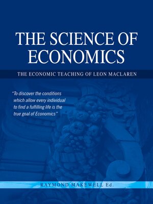 cover image of The Science of Economics
